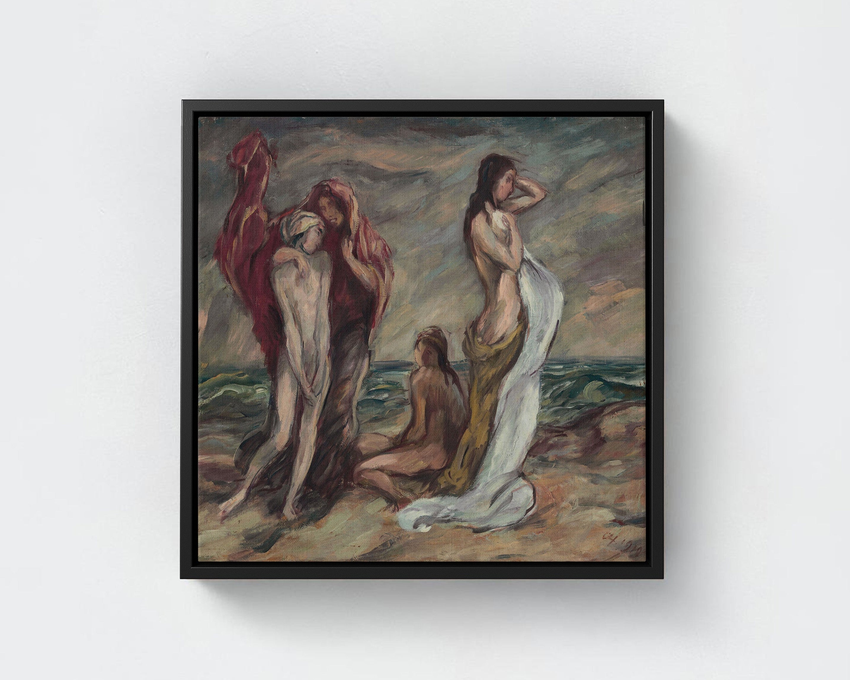 Im Sturm (Four Figures)